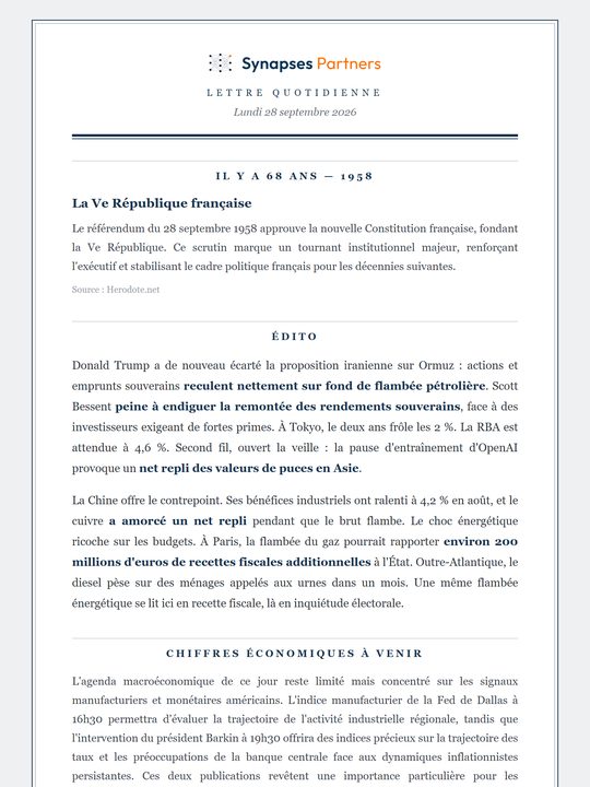 World Morning Brief — preview